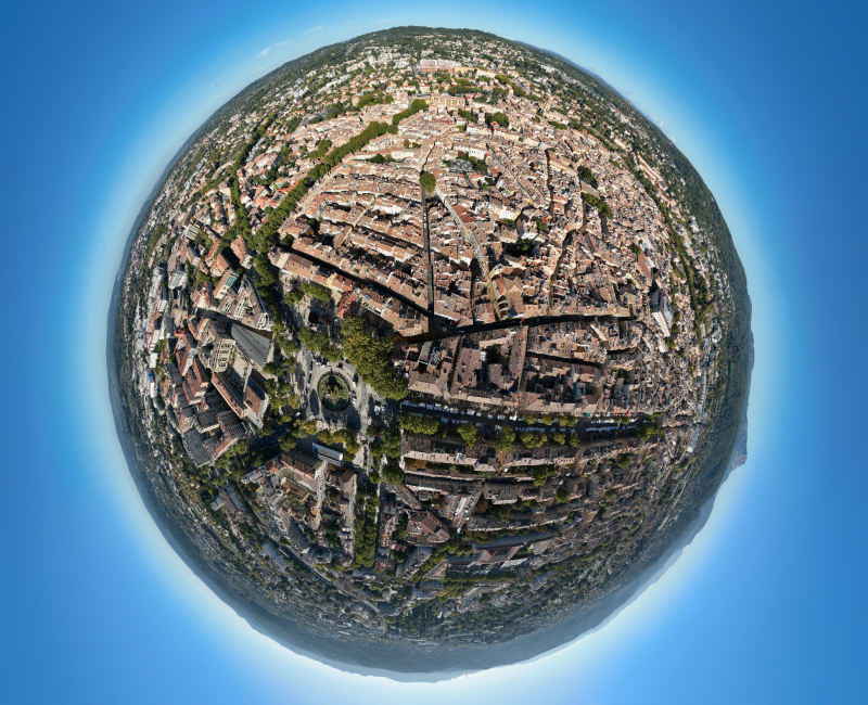 Aix Drone Little-Planet © Drone-Pictures.com