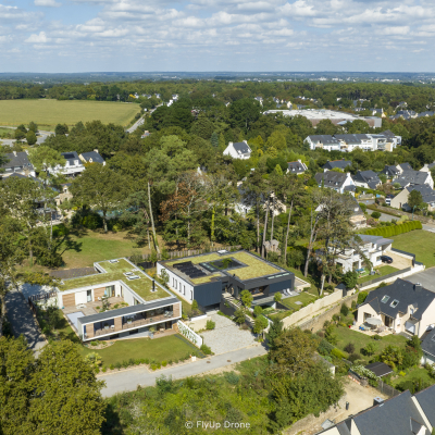 Drone shooting in Arradon in Morbihan (56) for 3D Dev, a property development company