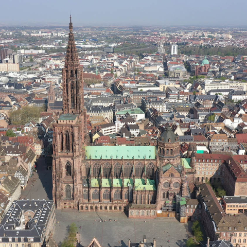 Les meilleurs spots pour filmer Strasbourg par drone