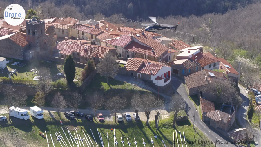 6 - Hélicoptère en vol à Saint-Martial, dans les Pyrénées-Orientales pour INEO-EQUANS Drone Pictures-00010924