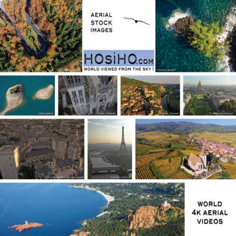 Vues aériennes de Bretagne vue par drone sur HOsiHO.com