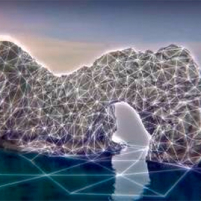 Modélisation 3D du littoral par drone et superposition avec les images vidéo prises